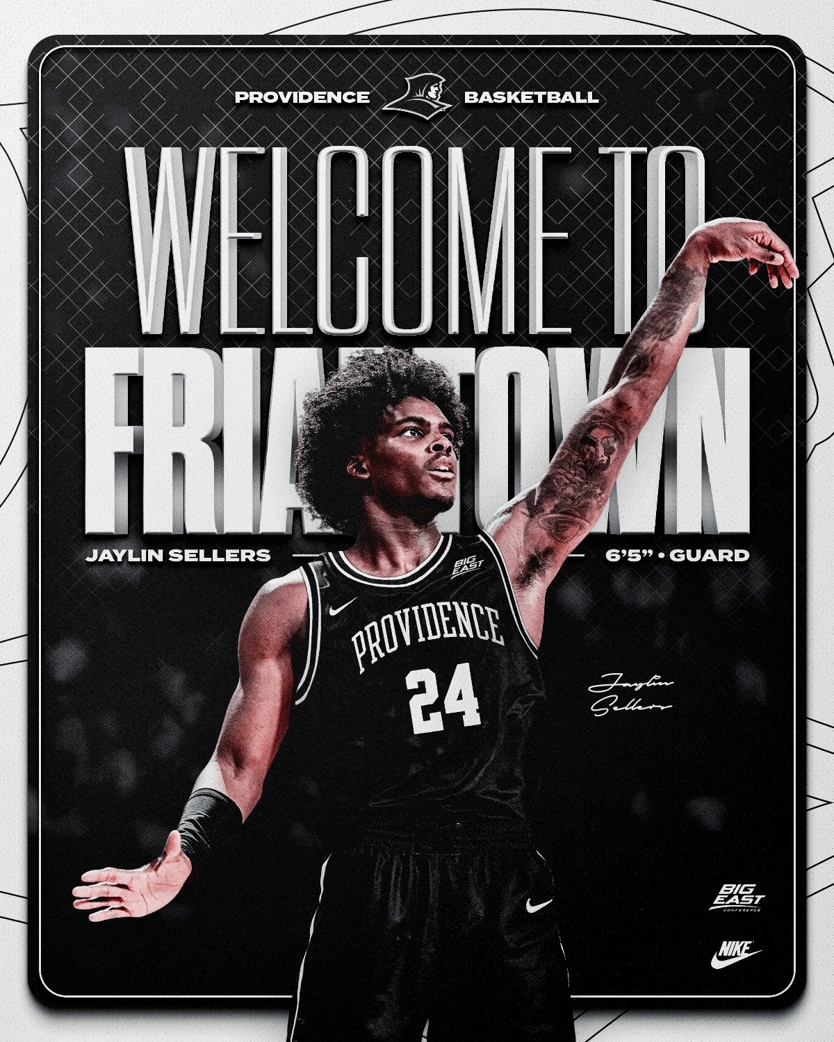 Friars End Historic Day by Landing UCF Guard Jaylin Sellers