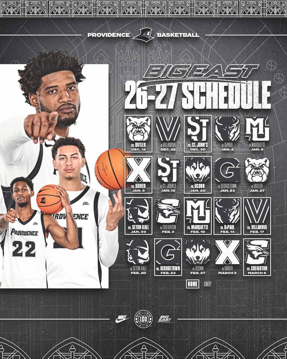 Analyzing the Providence Big East Conference Schedule: My Thoughts